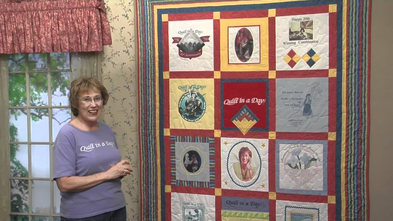 you tube making at shirt quilt