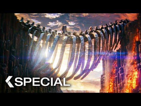 GODZILLA X KONG: The New Empire “Kong and Suko Climb A Giant Skeleton” Inside Look (2024)