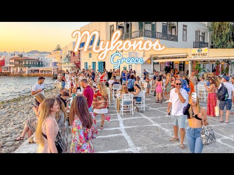 Mykonos, Greece 🌴 | A Glamorous Oasis of Luxury | 4K 60fps HDR Walking Tour