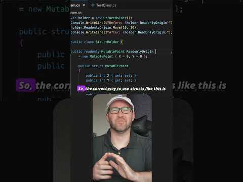 The Right Way to Use Structs #csharp #dotnet #coding