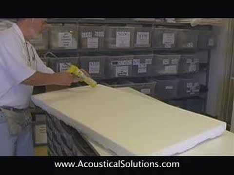 How to Install Acoustic Foam Panels with Adhesive