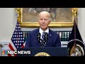 LIVE: Biden delivers remarks on actions to reduce crime | NBC News