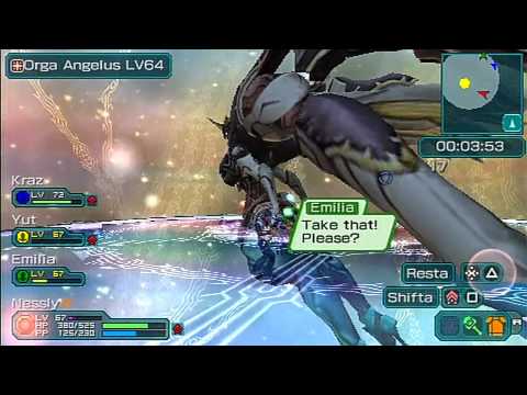 Repeat youtube video Phantasy Star Portable 2] Ch10 Final Boss, Orga ...