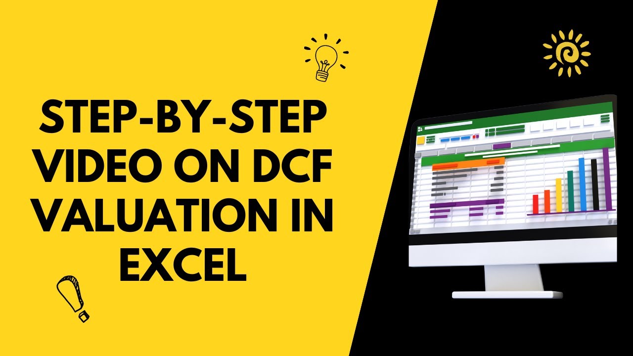 dcf-discounted-cash-flow-valuation-in-excel-video-youtube