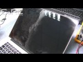Как удалить царапины с экрана Macbook PRO A1398 | Retina display scratch fix