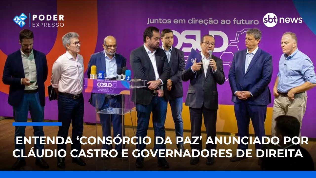 Entenda Consórcio da Paz anunciado por Cláudio Castro e governadores de direita | SBT News