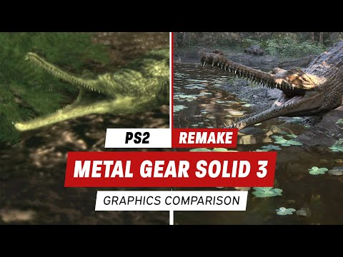 Metal Gear Solid 3 (PS2) vs Metal Gear Solid 3 Remake (Delta Snake Eater) Comparison