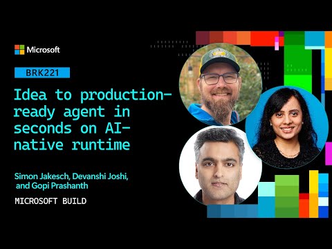 Idea to production-ready agent in seconds on AI-native runtime | BRK221