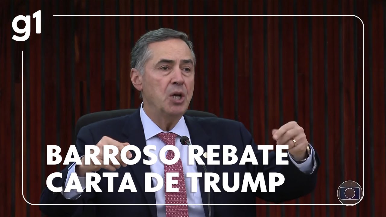 Bom Dia Brasil Barroso diz que tarifa de Trump se baseia em compreensão imprecisa dos fatos