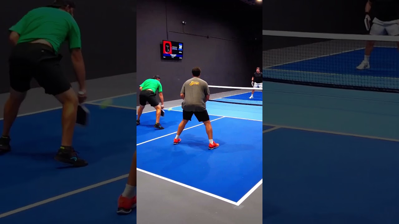 🥷Overhead Reset and Winning with Defense #pickleball #sporthighlights #pickleballhighlights #sports