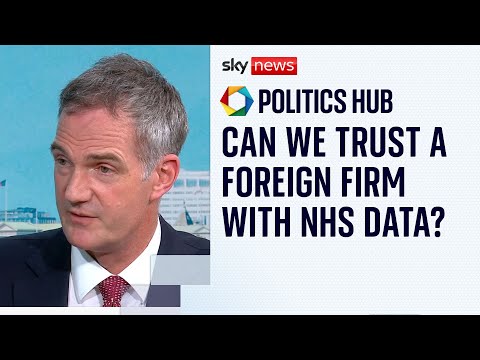 Minister defends contract with US data giant Palantir | Politics Hub