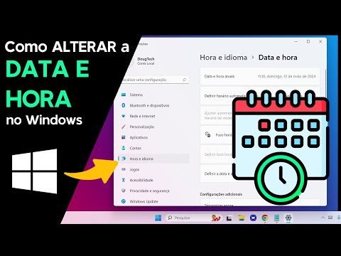 Como ALTERAR a DATA/HORA no Windows