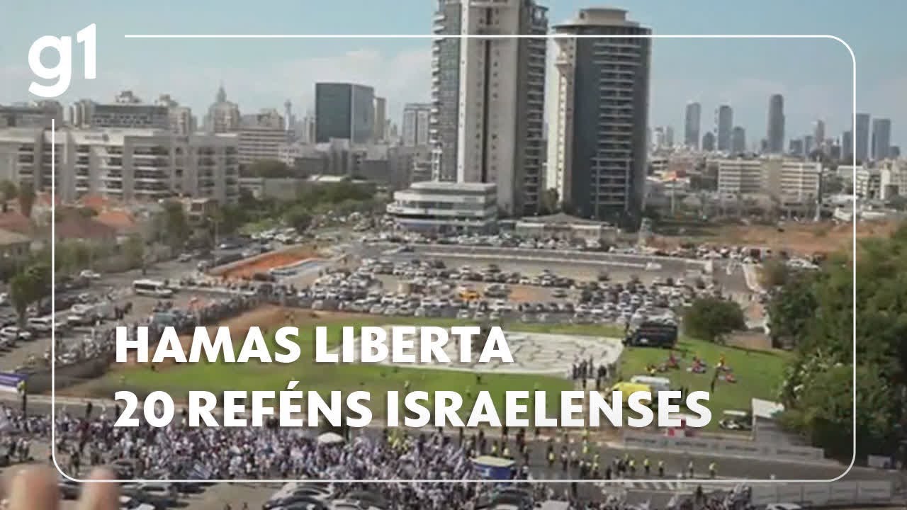 Benjamim Netanyahu anunciou que todos os reféns israelenses sob domínio do Hamas estão em Israel