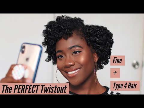 My FAVORITE Twistout EVER on Type 4 + Fine Natural Hair! | JASMINE ROSE