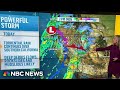 Mondays forecast as life-threatening storm hits California