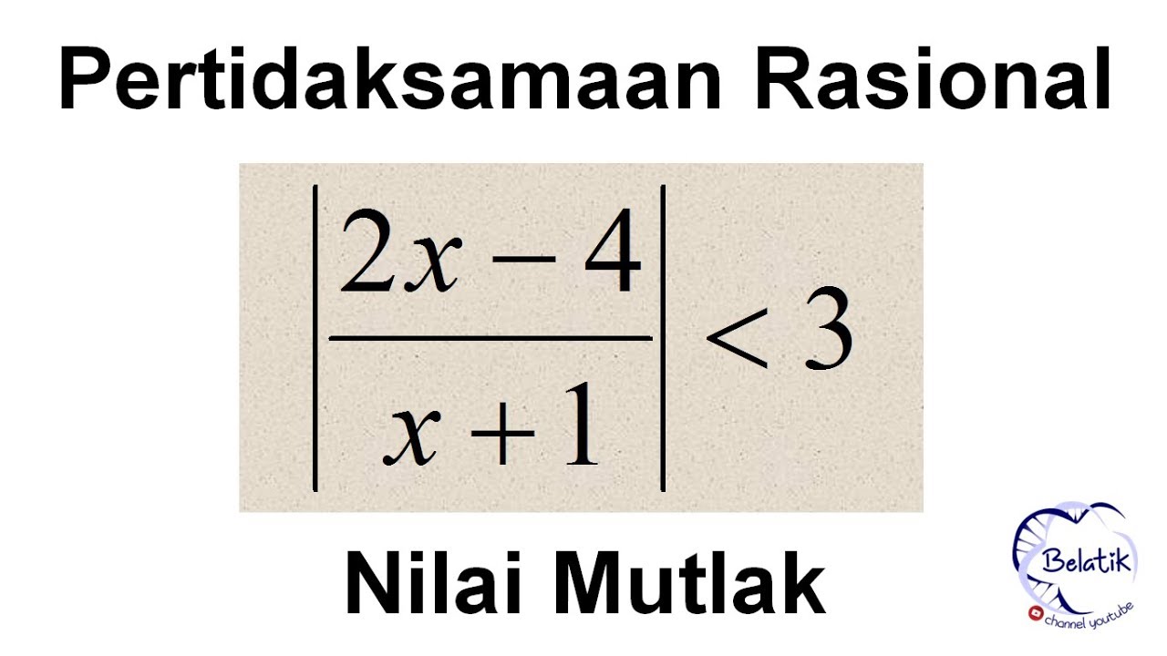 Soal Cerita Dan Pembahasan Persamaan Nilai Mutlak 1691