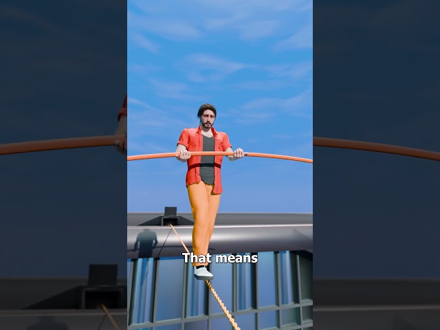 Why Do Tightrope Walkers Hold Long Poles? 🤔
