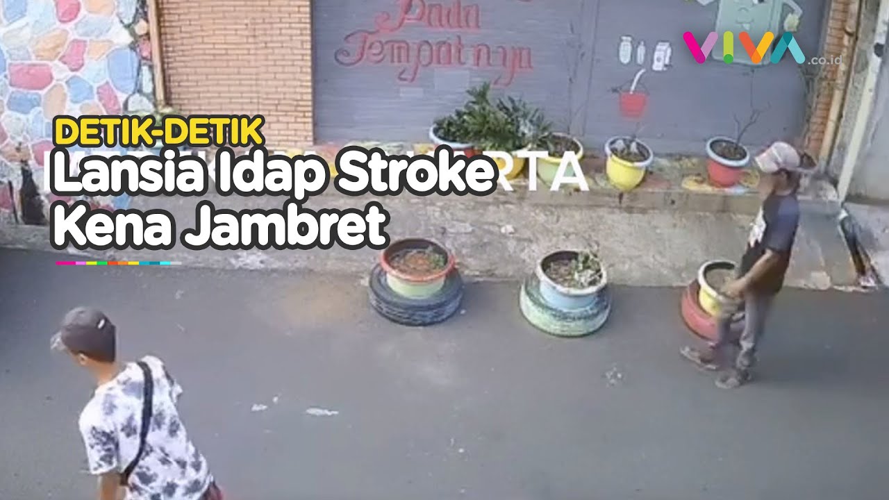 VIDEO Penyintas Stroke Jadi Korban Kejahatan Pria Biadab