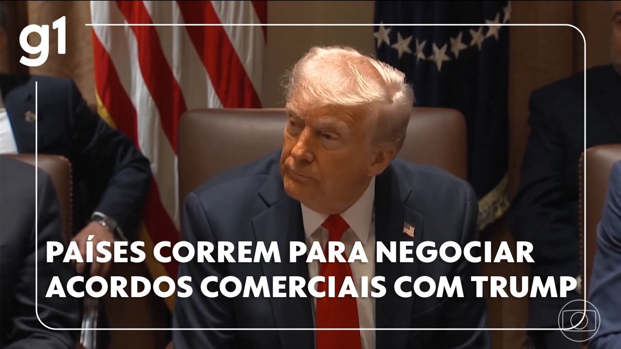 Países correm para negociar acordos comerciais com Trump