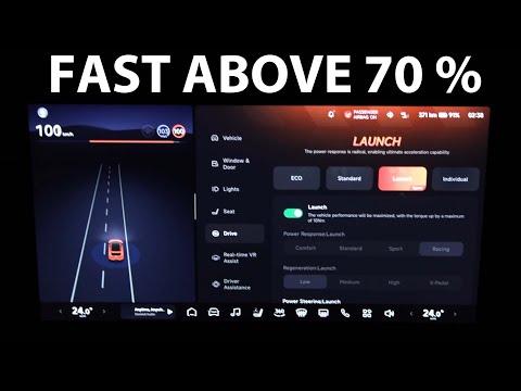 Xpeng G6 Performance 90-10 % acceleration, braking and noise test