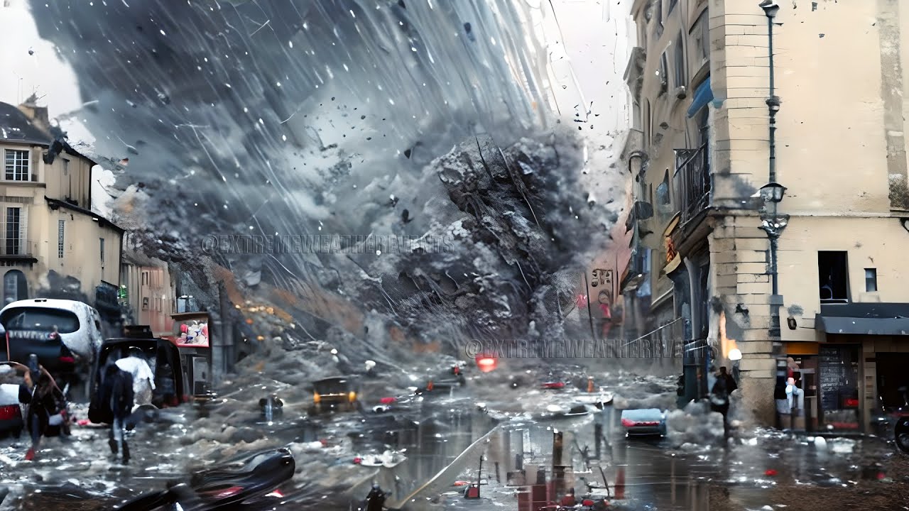 Top 31 minutes of natural disasters caught on camera. Most flood in history. Spain