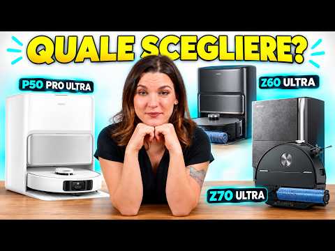 MOVA P50 vs Z60 vs Z70: quale robot comprare al Prime Day?