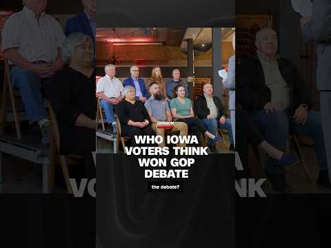 Who Iowa voters think won the fourth GOP debate