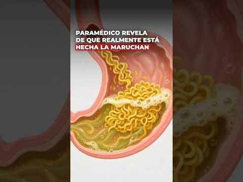 Paramédico revela de que realmente está hecha la maruchan