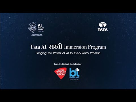 #Promo | Tata AI Sakhi Immersion Program | Bringing AI To Rural Women | India AI Impact Summit 2026