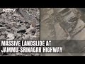 Massive Landslide At Jammu-Srinagar Highway, Hundreds Of Vehicles Stranded
