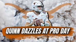Quinn Ewers DAZZLES at Pro Day | Spring Football Updates | Texas Longhorns