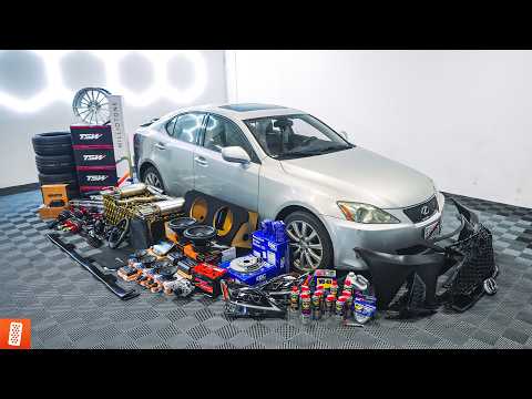 Revamping a Lexus IS250: ABBC Brakes, Air Suspension, PRV Sound System & More!