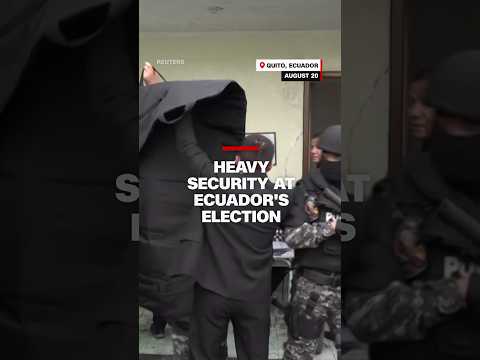 Assassination casts grim shadow on election #news #ecuador