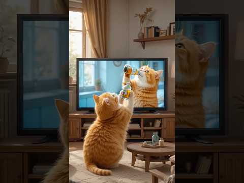 Cat Happy 😱😂😭😫 #funny #viralvideo #funnycats #shortvideos #cat