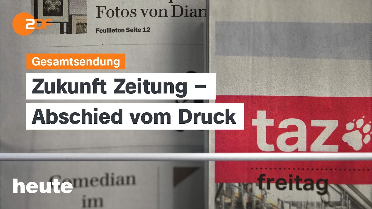 heute 19:00 Uhr vom 17.10.2025 E-Paper statt Zeitung, Nord-Stream Sprengung, Tomahawk Lieferungen