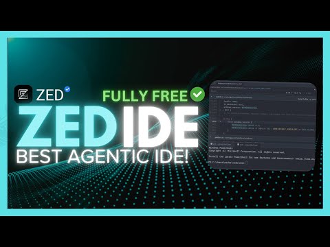 Zed Editor UPDATE: NEW Agentic AI IDE - Cursor + Windsurf Alternative! FULLY FREE! (Open source)