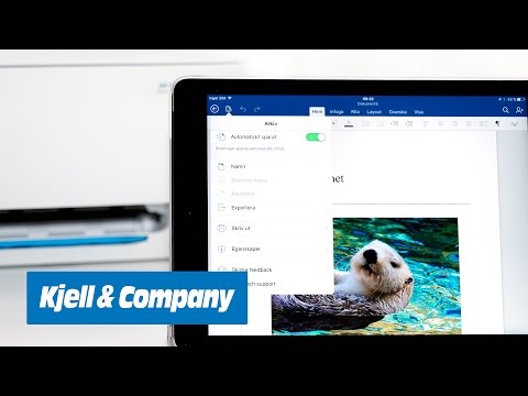 Kjell-TV - Skriv ut direkt från iPad (Hur funkar det?)