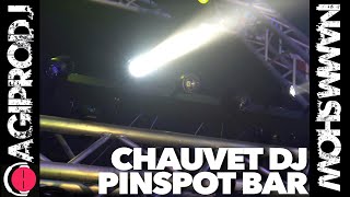 Chauvet DJ PINSPOT BAR High-Output Bar with Six Independent LED Pinspots in action - learn more