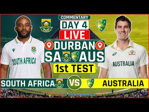 <strong>South</strong> <strong>Africa</strong> <strong>vs</strong> <strong>Australia</strong> 1st Test Live Score | SA <strong>vs</strong> AUS 1st Test Day 4 Live Audio Commentary