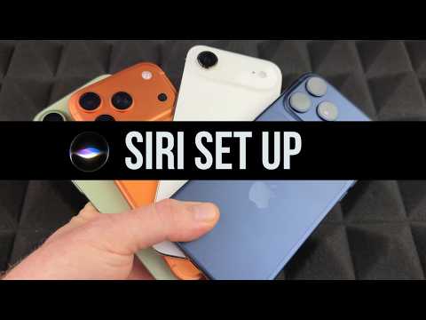 Siri Set Up on iPhone 17, iPhone Air, iPhone 17e, iPhone 17 Pro Max, iPhone 17 Pro