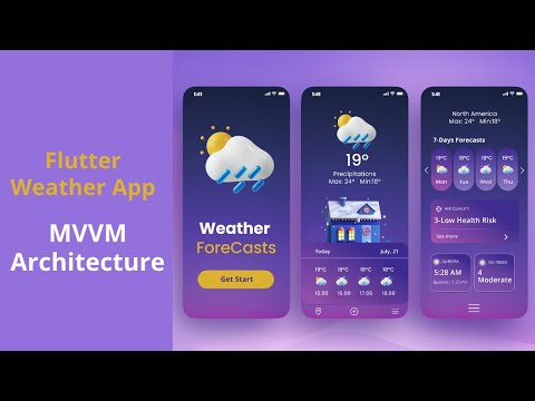 Flutter MVVM Architecture Course | Learn & Build iOS & Android Flutter Weather App Tutorial