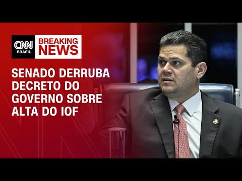 ​Senado derruba decreto do governo sobre alta do IOF | CNN PRIME TIME