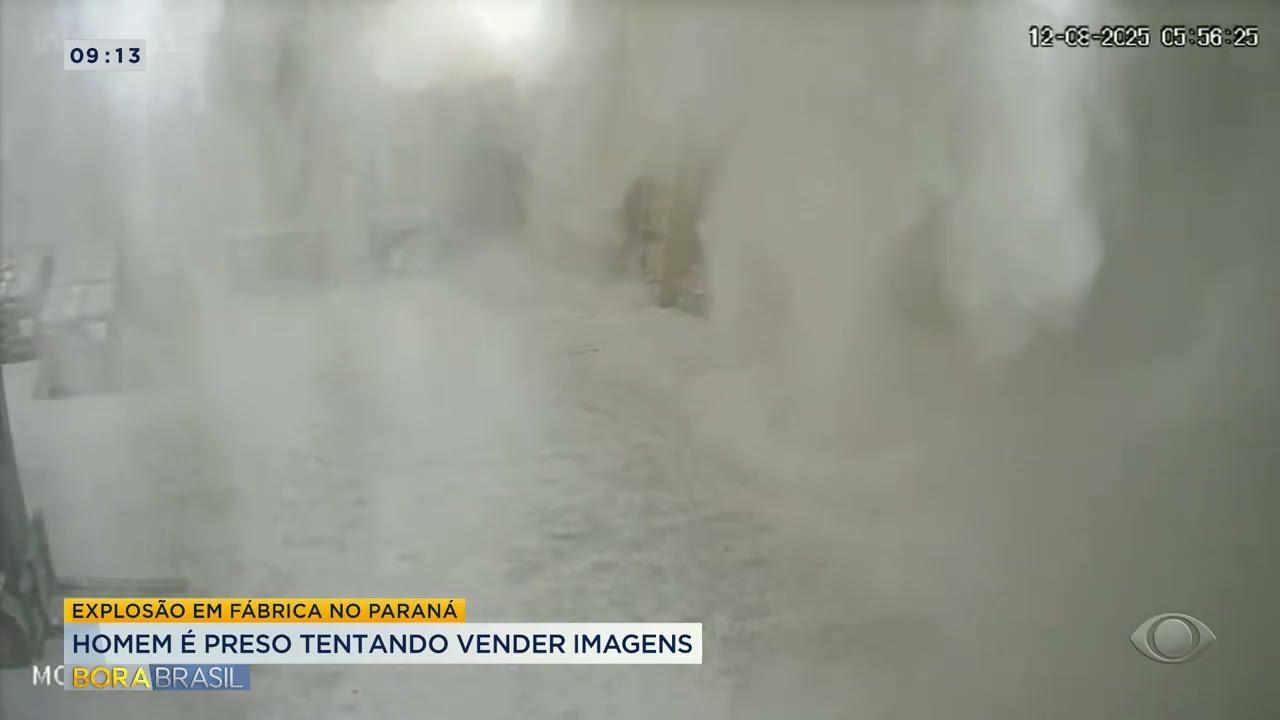 Homem é preso tentando vender imagens de explosão em fábrica no Paraná