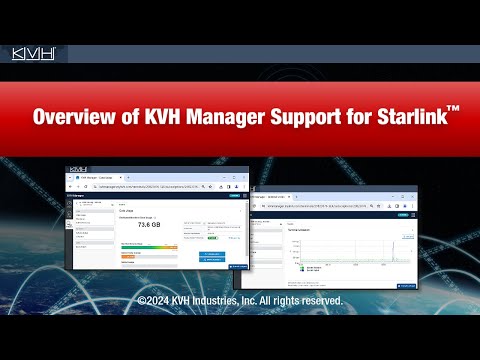 Overview of KVH Manager Support for Starlink