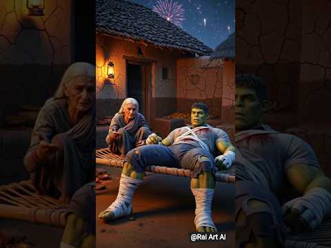all superheroes injured in Diwali night Village 💔😭 | #hulk #ytshorts #trendingshorts #shorts