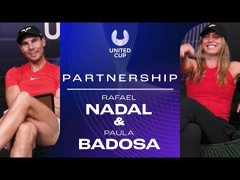 Paula Badosa & Rafael Nadal take on PARTNERSHIP 🤝 | 2023 United Cup