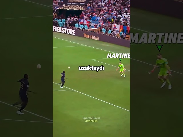 Martinez, Messi'nin KUPASINI Kurtardı ☠️