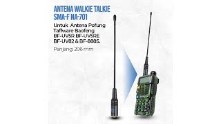 Pratinjau video produk Taffware NAGOYA Walkie Talkie Antena SMA-F for Taffware Pofung Baofeng - NA-701