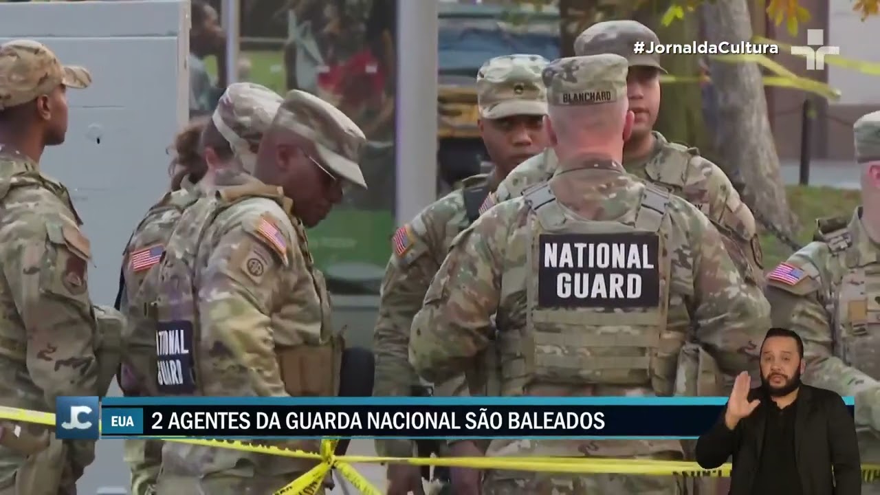 Dois membros da Guarda Nacional são baleados em tiroteio perto da Casa Branca, em Washington