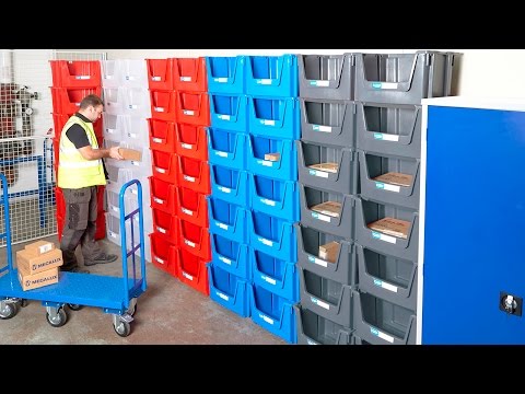 5x BiGDUG Large Plastic Stacking Bins Mega Deal, Deals